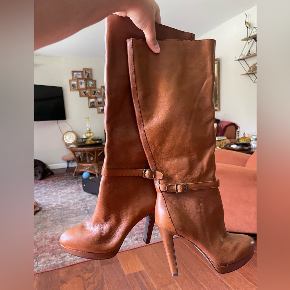 Jessica Simpson Genuine Leather Boots Size 8